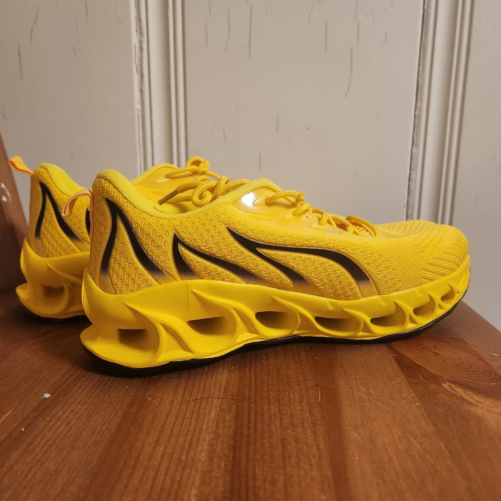 Yellow Sneakers Size 9.5 Like New